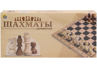 Шахматы деревянные поле 24 см фигуры из дерева ИН-9460