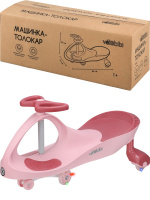 Толокар Velobibi розовый 86*31*43см свет, звук 7589
