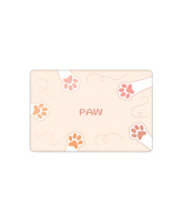 Карман для карт Лапки 64*96 ПВХ