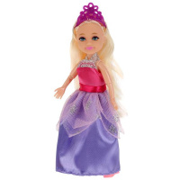 Кукла Карапуз Машенька 15см Принцесса в розовом платье, гнутся руки и ноги 279151