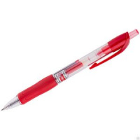 Ручка авто гел Красная.0,7мм Ceo Jell Crown резин держатель