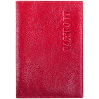 Обложка на паспорт кожа красная 176871