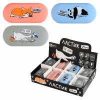 Ластик Феникс Герои с характером 60*28*12 мм 70038