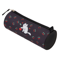 Пенал 1отд без наполнения 210*80 Först "Kitty with a cherry", тубус, полиэстер