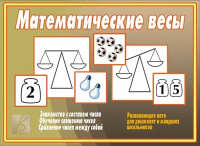 Игра-лото развивающая Математические весы 