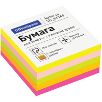 Бумага для заметок клейкая 76*76 400 л Neon