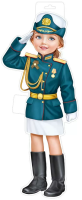 Плакат вырубка Девочка в парадной форме (Сухопутные войска) А3 59.579.00