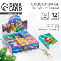 Головоломка металлическая Развивай логику Змейки в ассортименте