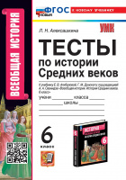 Ист ср веков Агибалова 6кл ФП 2022 Тесты Экзамен (новый к новому учебнику)