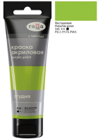 Краска акриловая Гамма 75мл Фисташковая пластиковая туба 280220545