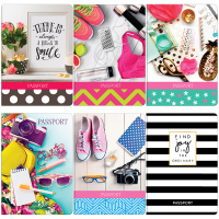 Обложка на паспорт ПВХ Style ассорти