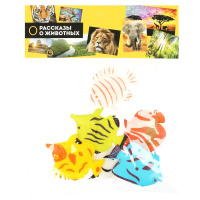 Набор из 6 рифовых рыбок 5см играем вместе в пакете 346698
