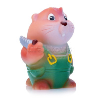 Игрушка для купания Бобр лесоруб пвх 101387