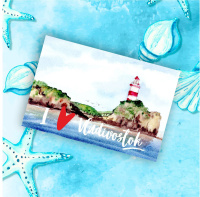 Магнит Владивосток Маяк Басаргина I love Vladivostok