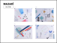 Папка-конверт А4 молния 0.17 мм Geometry М-2798