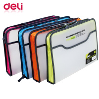 Папка-портфель А4 1 отд молния Deli