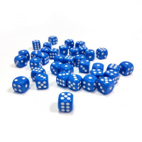 Кубик Игровой D6 Синий