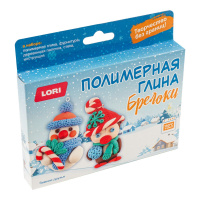 Полимерная глина Брелоки Зимние друзья Пг-027