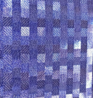 Цвет бумага для творчества самокл А4 Синяя шахматка