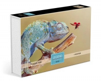 Пазлы 500 Хамелеон Legend Macro подарочная коробка + постер