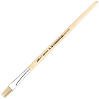 Кисть живописная 14 Щетина плоская ArtSpace европодвес BHF14_14579