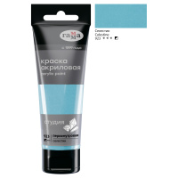 Краска акриловая Гамма 75мл перламутровая Селестин пластиковая туба 280220923