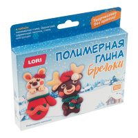 Полимерная глина Брелоки Новогодние милашки Пг-028