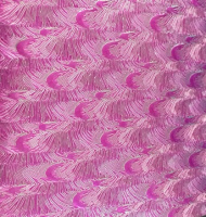Цвет бумага для творчества самокл А4 Розовая перья
