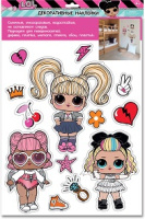 Наклейки декоративные LOL самоклеящихся 33.5*47см LOGA-UG1-WDCR3347