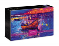 Пазлы 500 Вечерняя гавань legend art series подарочная коробка + постер