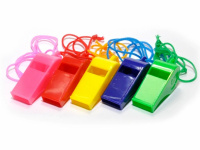 Свисток на веревочке размер М цвет микс