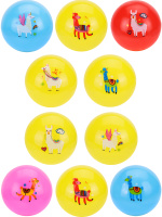 Мяч детский 15см Лама цвет микс