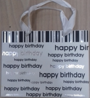 Пакет бумажный 11*14*7 Happy Birthday