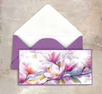 Конверт Цветы магнолии Cn369