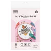 Набор для вышивания крестом Птичка 15*15