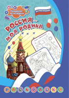 Раскраска патриотическая по номерам Россия - моя Родина 6-9 лет