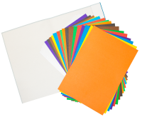 Набор для детского творчества Классика в папке цв картон 8л цв бумага 8л бел картон 4л