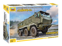 Конструктор звезда Российский бронеавтомобиль Тайфун-К 1:72, 186 деталей, 11см