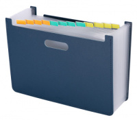 Папка А4 для документов 12 отд расширяющая Deli 63951