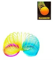 Пружинка игра-слик Мини радуга 4.5*6.5см коробка 633948