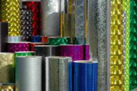 Цвет бумага голограф самоклеющ А4 62*42,5 Серебро 4