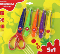 Ножницы фигурные 16,5 см ассорти 4263