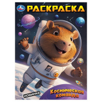 Раскраска А4 Космическая команда