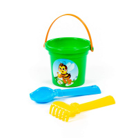 Набор песочный №29 ведро малое, совок №2, грабельки №2 цвет в ассорт