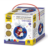 Валяния Ёлочная игрушка Снеговик 05456