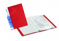 Папка А4 60 вклад 0,7 мм Expert волокно Красная