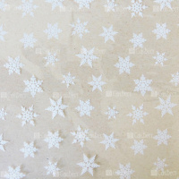 Пакет прозрачный 25х40 Снежинки прозрачный 