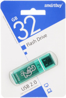 Флэш-диск 32GB Smartbuy Glossy series Green