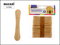 Палочки деревянные плоские 9,4*1,5 см, 50 шт м-9996