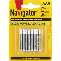 Батарейка Navigator AAА LR3 алкалиновая